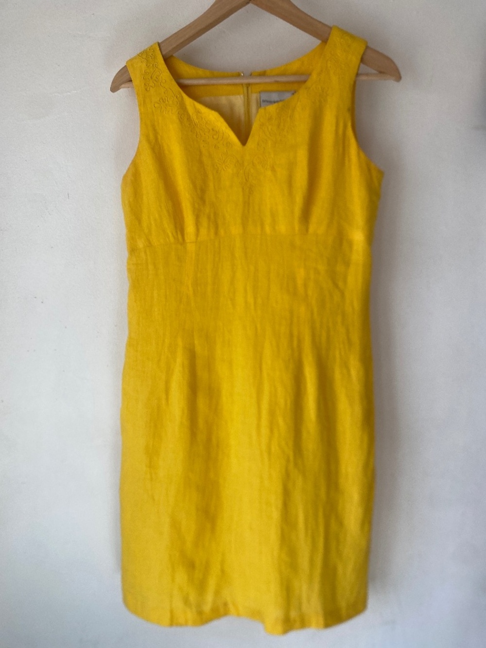 Debbie Goldsmith Petites 6 Linen Midi Dress